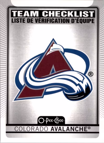 2021-22 O-Pee-Chee #558 Colorado Avalanche (5-QQ11-NHLAVALANCHE)