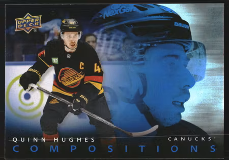 2025-26 Upper Deck Compositions #CMP4 Quinn Hughes (20-QQ11-NHLCANUCKS)