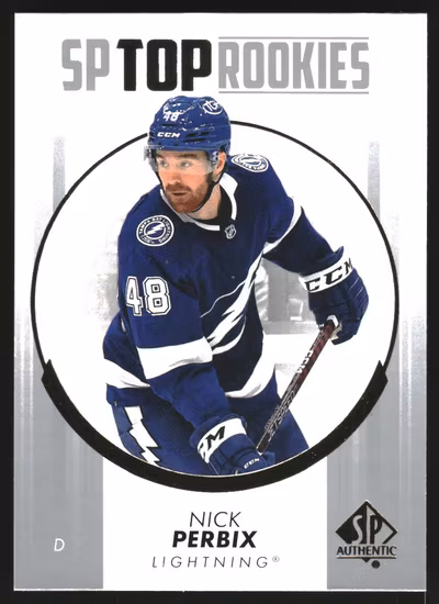 2022-23 SP Authentic Top Rookies #TR48 Nick Perbix (10-RR5-NHLLIGHTNING)