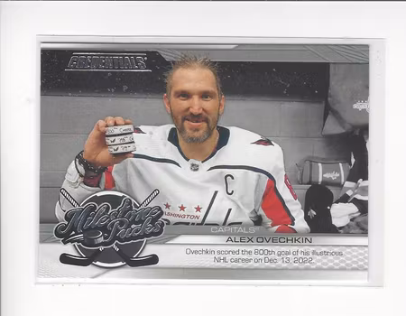 2024-25 Upper Deck Credentials Milestone Pucks #MPAO Alex Ovechkin (30-RR5-NHLCAPITALS)