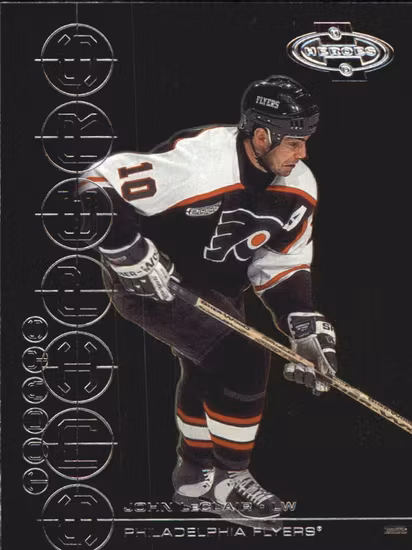 2000-01 Upper Deck Heroes Today's Snipers #TS4 John LeClair (15-QQ8-NHLFLYERS)