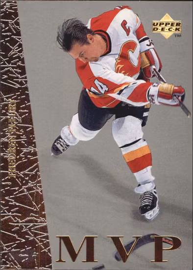 1996-97 Collector's Choice MVP #UD11 Theo Fleury (15-QQ14-NHLFLAMES)