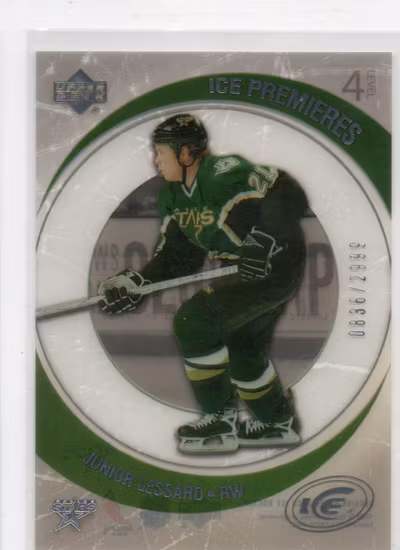 2005-06 Upper Deck Ice #194 Junior Lessard RC (15-QQ14-NHLSTARS)