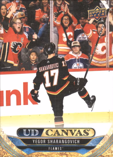2024-25 Upper Deck UD Canvas #C49 Yegor Sharangovich (10-QQ14-NHLFLAMES)