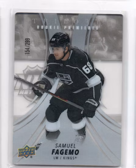 2022-23 Upper Deck Trilogy Rookie Premier #RPSF Samuel Fagemo (50-RR6-NHLKINGS)