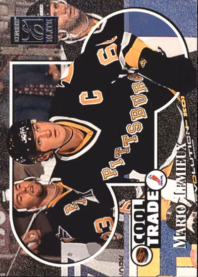 1995-96 NHL Cool Trade #4 Mario Lemieux (15-RR8-NHLPENGUINS)
