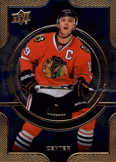 2013-14 Upper Deck Shining Stars Centers #C2 Jonathan Toews (25-RR8-NHLBLACKHAWKS)