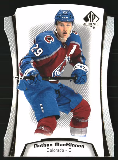 2021-22 SP Authentic Die Cuts #DC5 Nathan MacKinnon (30-RR8-NHLAVALANCHE)