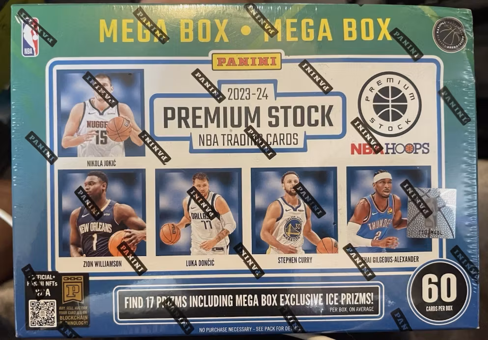 2023-24 Panini Hoops Premium Stock Basketball (Hobby Mega Box)