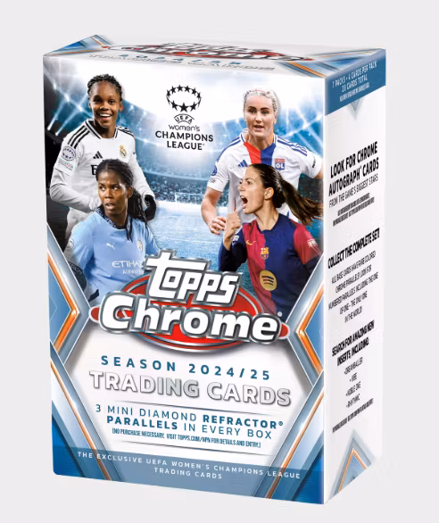 2024-25 Topps Chrome UEFA Women's Champions League (Value Box)