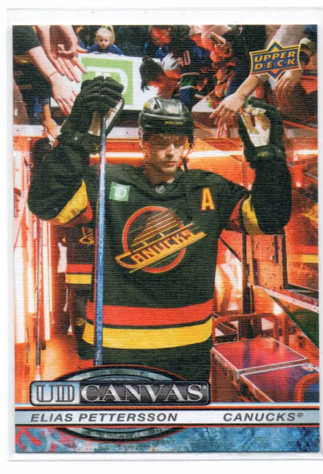 2025-26 Upper Deck UD Canvas #C38 Elias Pettersson (15-RR2-NHLCANUCKS)