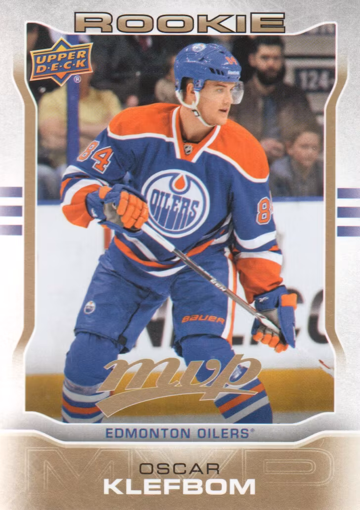 2014-15 Upper Deck MVP #191 Oscar Klefbom RC (10-QQ13-NHLOILERS)