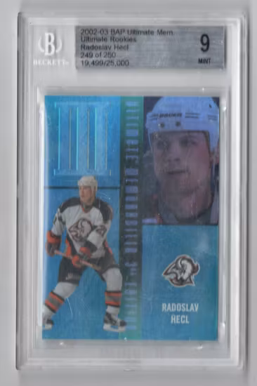 2002-03 BAP Ultimate Memorabilia #78 Radoslav Hecl (60-HIGHEND-NHLSABRES)