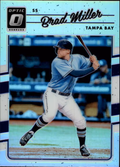 2017 Donruss Optic Holo #142 Brad Miller (10-QQ14-MLBRAYS)