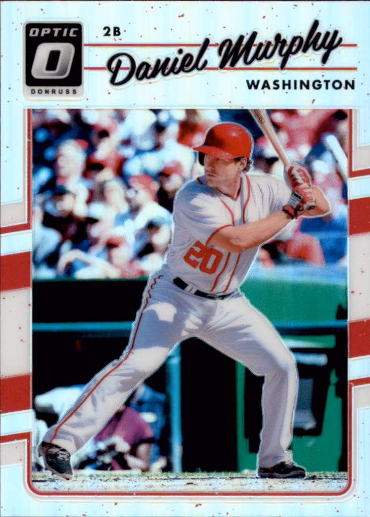 2017 Donruss Optic Holo #153 Daniel Murphy (12-QQ14-MLBNATIONALS)
