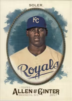 2017 Topps Allen and Ginter Hot Box Foil #30 Jorge Soler (15-QQ14-MLBROYALS)