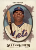 2017 Topps Allen and Ginter Hot Box Foil #159 Yoenis Cespedes (15-QQ14-MLBMETS)