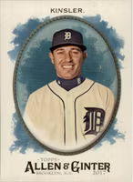 2017 Topps Allen and Ginter Hot Box Foil #225 Ian Kinsler (15-QQ14-MLBTIGERS)