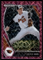 2021 Panini Prizm Draft Picks Prizms Pink Velocity #195 Kevin Abel (15-OO12-MLBOTHERS)