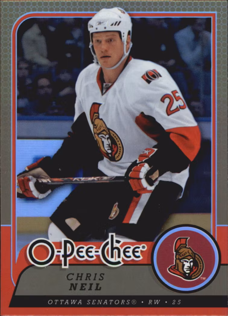 2008-09 O-Pee-Chee Gold #320 Chris Neil (15-RR14-NHLSENATORS)