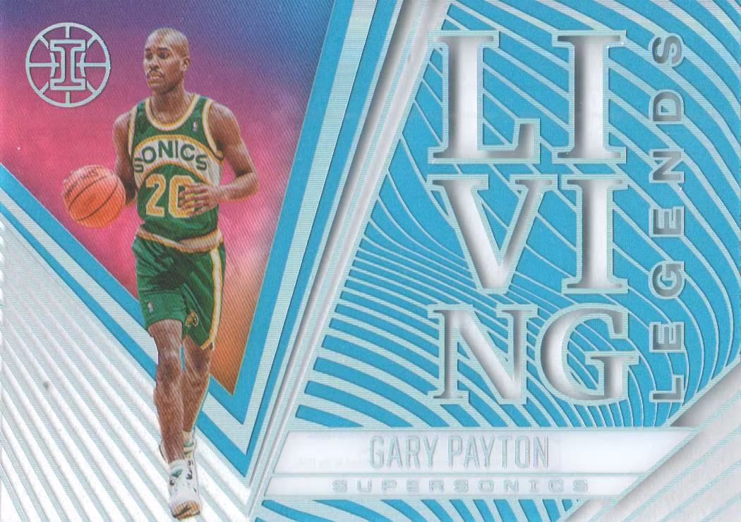 2020-21 Panini Illusions Living Legends #7 Gary Payton (30-RR5-NBASUPERSONICS)
