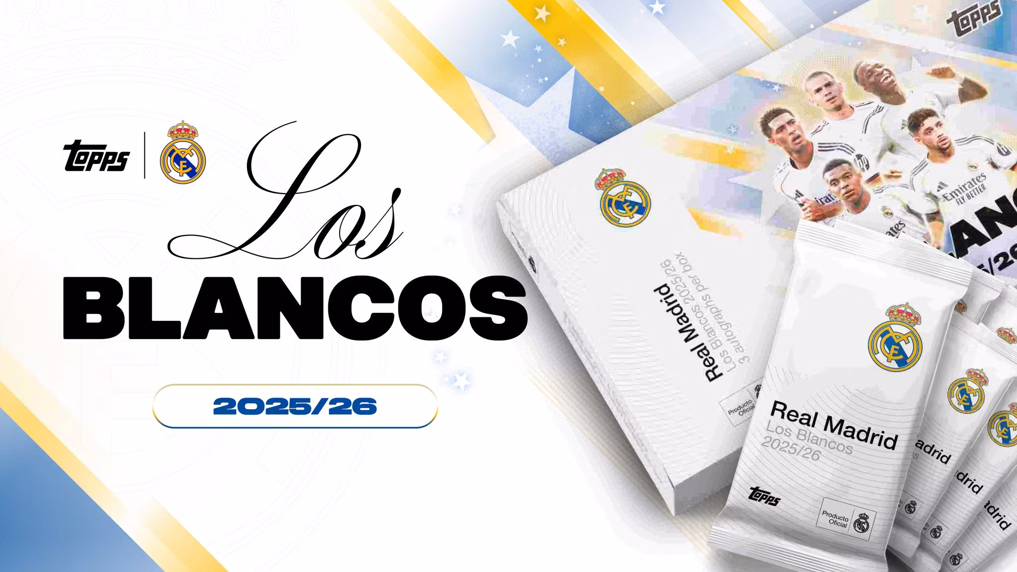 2025-26 Topps Real Madrid Los Blancos (Hobby Box)