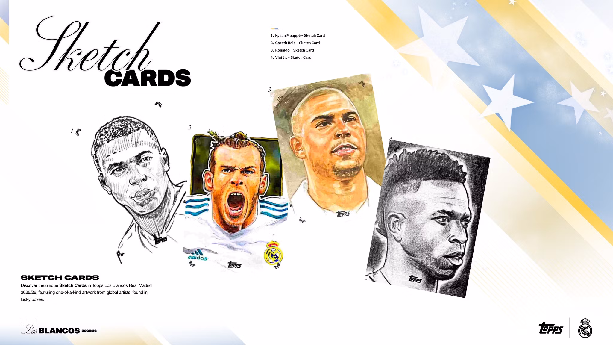2025-26 Topps Real Madrid Los Blancos (Hobby Box)