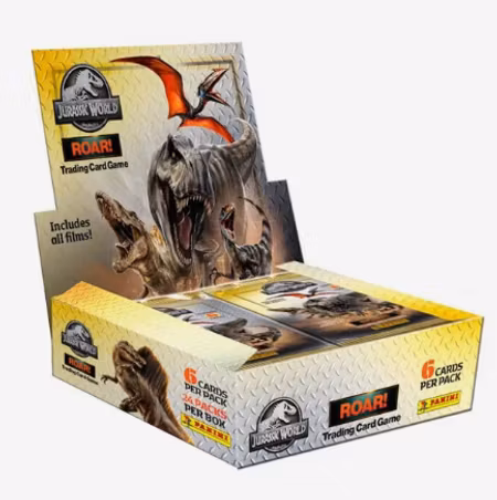 2025 Panini Jurassic World Roar Trading Card Game (Booster Box)