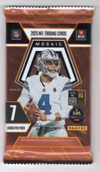 2025 Panini Mosaic Football (Mega Box Pack - Reactive Blue)