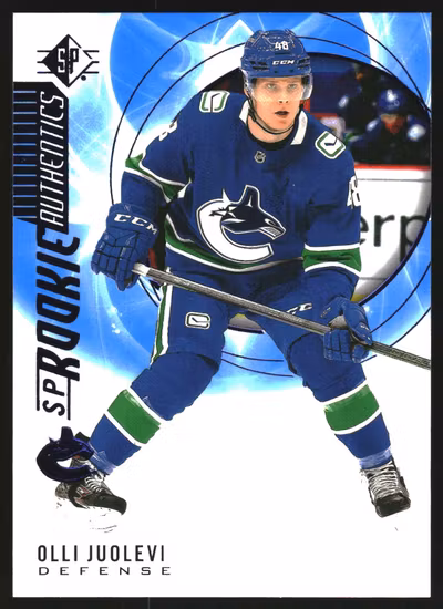 2020-21 SP Blue #132 Olli Juolevi (UU1-NHLCANUCKS)