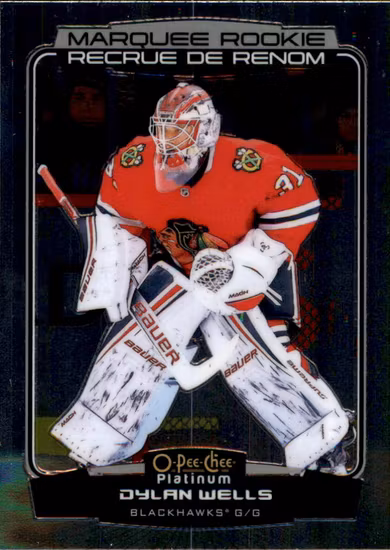 2022-23 O-Pee-Chee Platinum #279 Dylan Wells RC (UU2-NHLBLACKHAWKS)