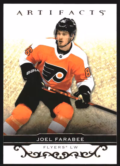 2021-22 Artifacts Rose Gold #89 Joel Farabee (UU2-NHLFLYERS)