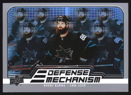2022-23 Upper Deck Defense Mechanism #DM22 Brent Burns (UU2-NHLSHARKS)