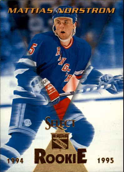 1994-95 Select #194 Mattias Norstrom (UU2-NHLRANGERS)
