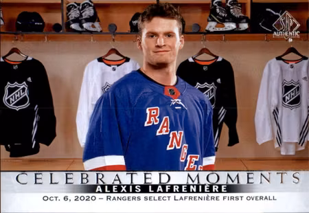 2020-21 SP Authentic #112 Alexis Lafreniere CM (UU3-NHLRANGERS)