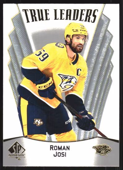 2021-22 SP Authentic True Leaders #TL14 Roman Josi (UU3-NHLPREDATORS)