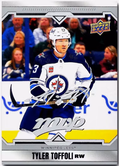 2024-25 Upper Deck MVP Silver Script #164 Tyler Toffoli (UU3-NHLJETS)