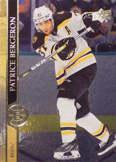 2020-21 Upper Deck Silver Foil #13 Patrice Bergeron (UU3-NHLBRUINS)