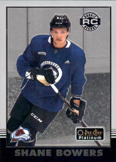 2020-21 O-Pee-Chee Platinum Retro #R72 Shane Bowers (UU4-NHLAVALANCHE)
