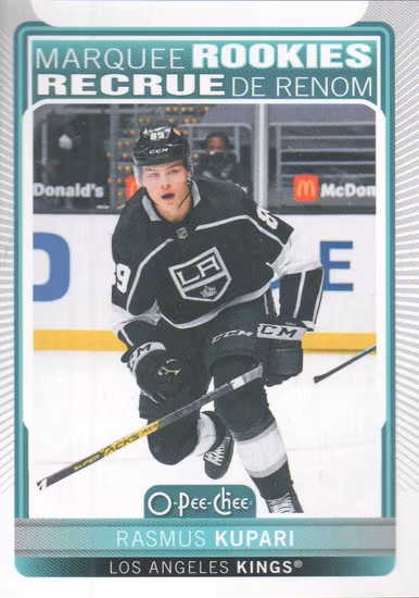2021-22 O-Pee-Chee #532 Rasmus Kupari RC (UU4-NHLKINGS)
