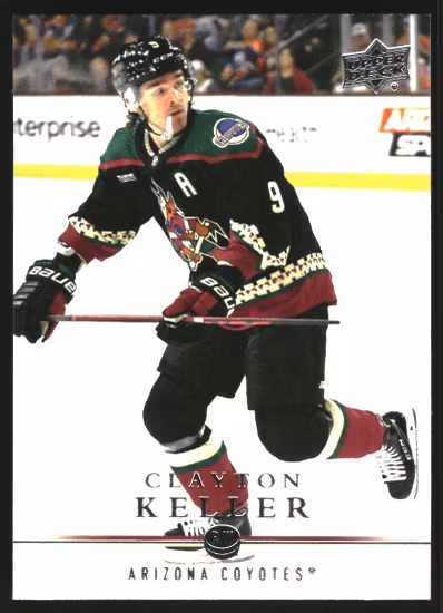 2023-24 Upper Deck '08-09 Upper Deck Retro #T9 Clayton Keller (UU5-NHLCOYOTES)