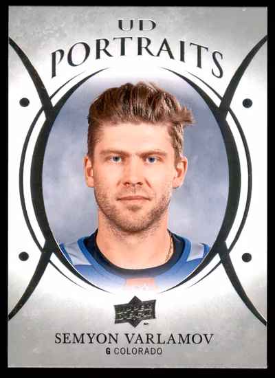 2018-19 Upper Deck UD Portraits #P1 Semyon Varlamov (UU5-NHLAVALANCHE)