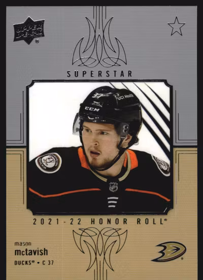 2021-22 Upper Deck Honor Roll #HR66 Mason McTavish (UU5-NHLDUCKS)
