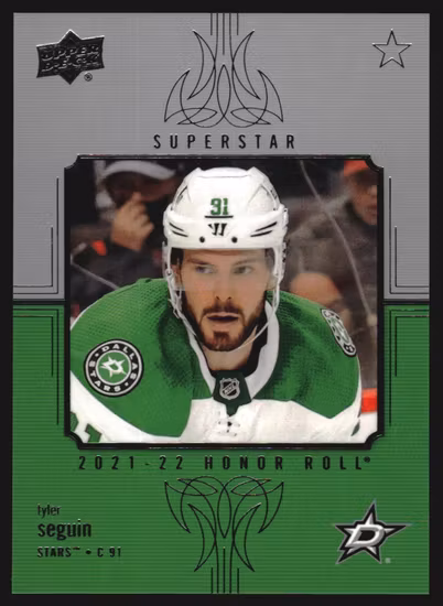 2021-22 Upper Deck Honor Roll #HR96 Tyler Seguin (UU5-NHLSTARS)