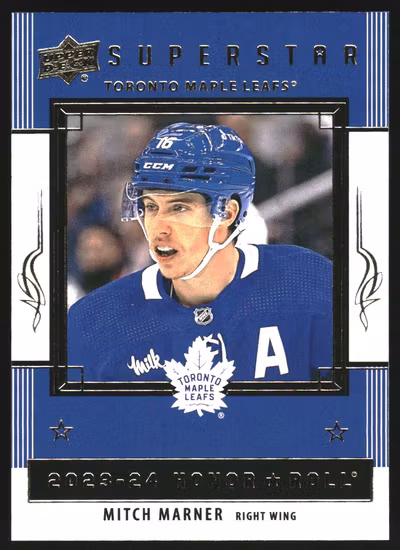 2023-24 Upper Deck Honor Roll #HR16 Mitch Marner (UU6-NHLMAPLELEAFS)