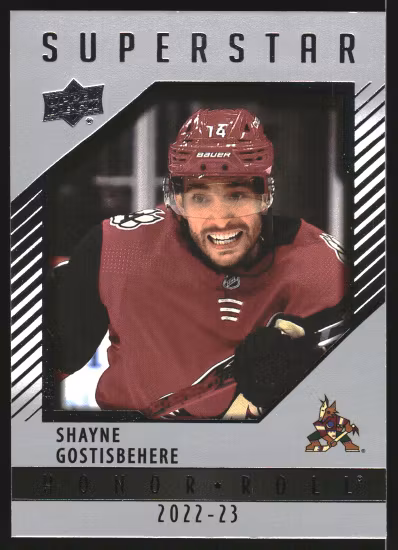 2022-23 Upper Deck Honor Roll #HR17 Shayne Gostisbehere (UU6-NHLCOYOTES)