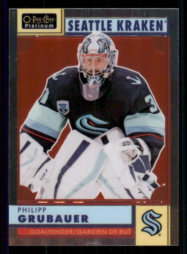 2022-23 O-Pee-Chee Platinum Retro #R32 Philipp Grubauer (UU7-NHLKRAKEN)