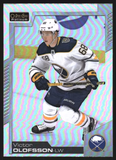 2020-21 O-Pee-Chee Platinum Rainbow #35 Victor Olofsson (UU7-NHLSABRES)