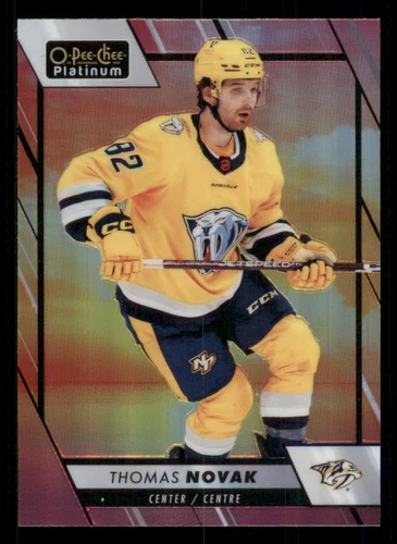 2023-24 O-Pee-Chee Platinum Sunset #32 Thomas Novak (UU7-NHLPREDATORS)