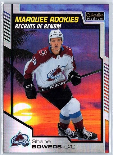 2020-21 O-Pee-Chee Platinum Sunset #166 Shane Bowers (UU7-NHLAVALANCHE)